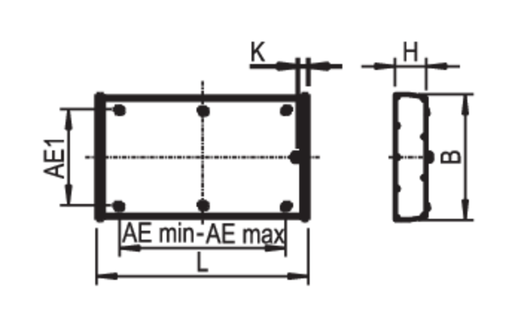 Dimension drawing