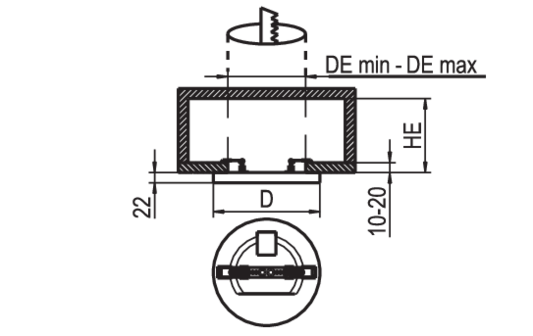 Maßzeichnung