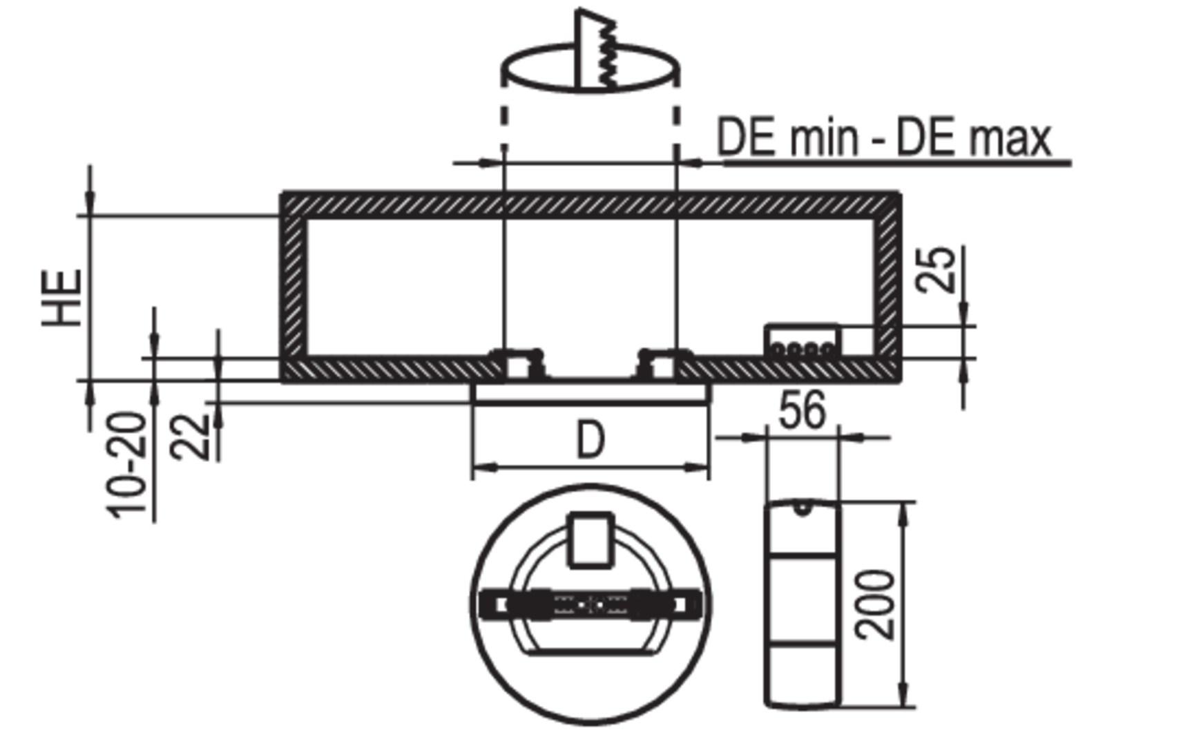 Maßzeichnung